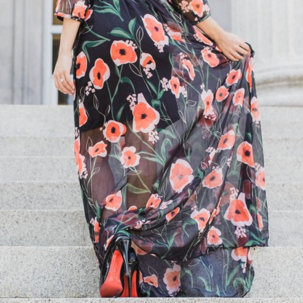 NWT Vici Poppy Dreams Maxi Dress - Picture 5 of 7
